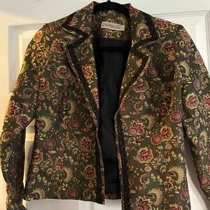 Vintage Canvasbacks women’s paisley blazer, size 2